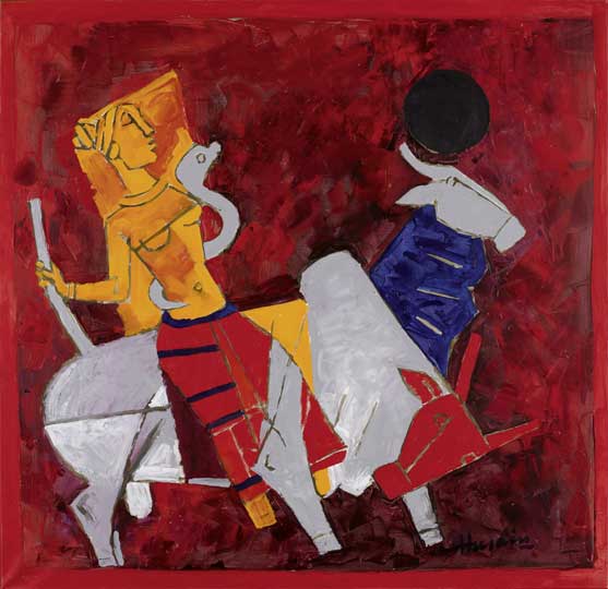 (1969), M.F. Husain at Crayon Capital Art