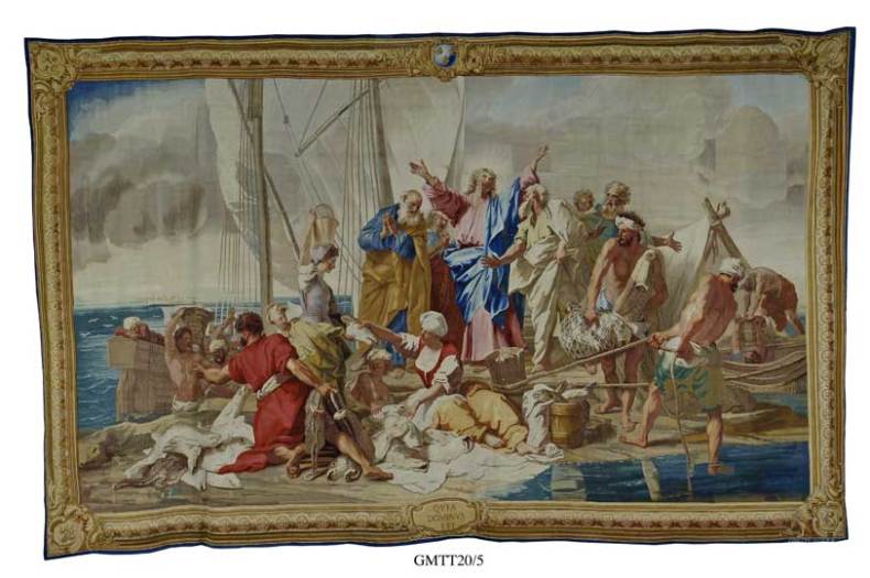 after Jean Jouvenent from the New Testament, woven in the workshop of Pierre-François Cozette.