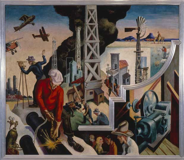 (from 'America Today'; 1930–31), Thomas Hart Benton.