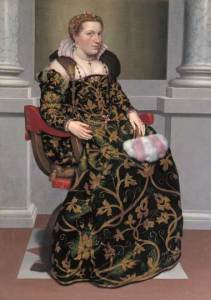 'Isotta Brembati' (c. 1555), Giovanni Battista Moroni. Photo: Fondazione Museo di Palazzo Moroni - Lucretia Moroni Collection, Bergamo. Photography: Marco Mazzoleni