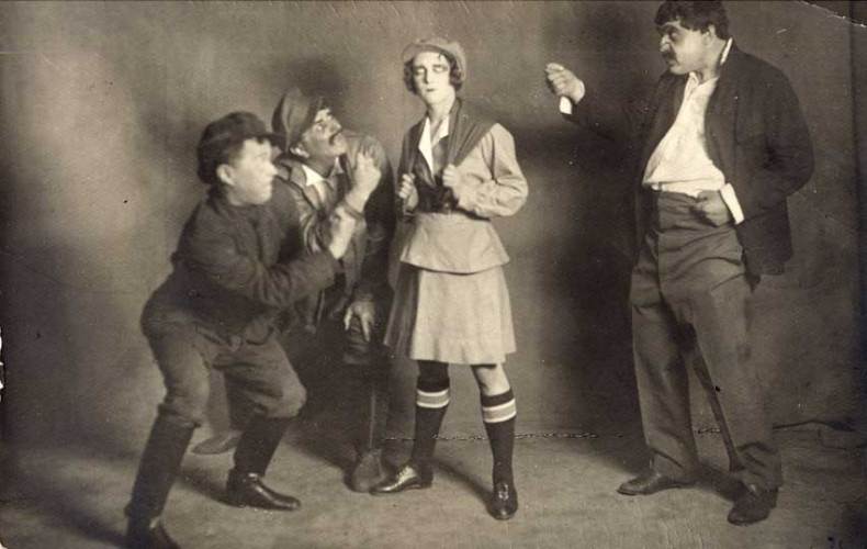 Photograph of rehearsals of 'The Bolt' (1931)