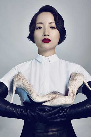 Zhu Tian with 'Babe' (2013).