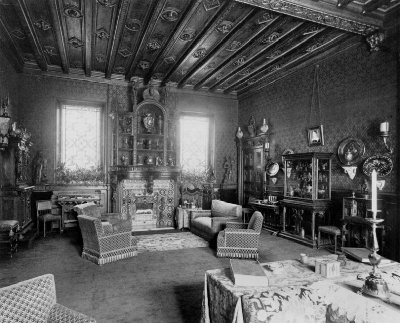 The New Smoking Room at Waddesdon Manor, looking west.