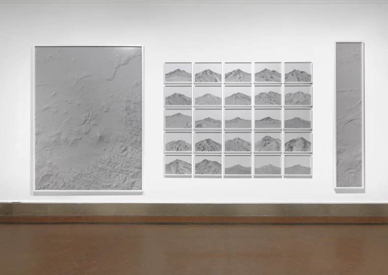 (Installation view, Mount Shasta; 2012), Dan Holdsworth.
