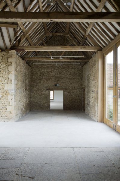 The Threshing Barn, Durslade Farm, June 2014: the site of Susan Philipsz's sound installation 'As Many As Will' for Hauser & Wirth