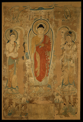 Śakyamni preaching on Vulture Peak
