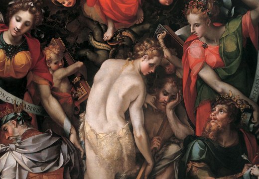 Allegory of the Immaculate Conception (detail; 1566), Carlo Portelli.