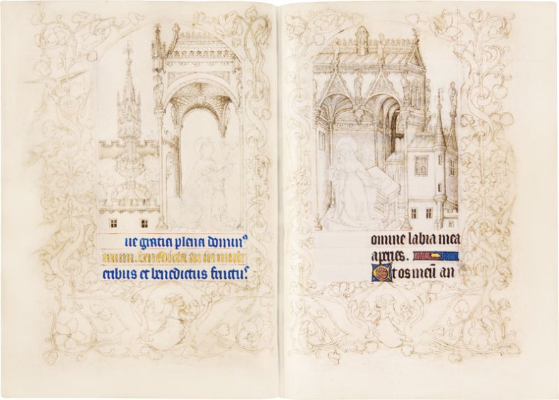 Book of hours for the use of Paris (c. 1407–08), Limbourg brothers, most likely Paul. Heribert Tenschert. TEFAF New York Fall