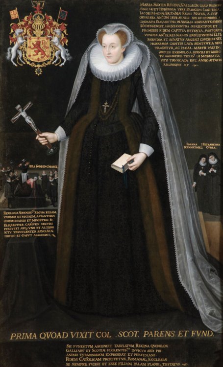 The Blairs Memorial Portrait of Mary, Queen of Scots (early 17th century), Flemish, unknown artist. Blairs Museum, Aberdeen
