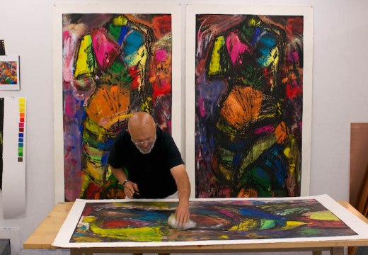 Jim Dine photographed in his studio in Walla Walla, Washington, USA, in July 2014. Photo: Jason Teffry