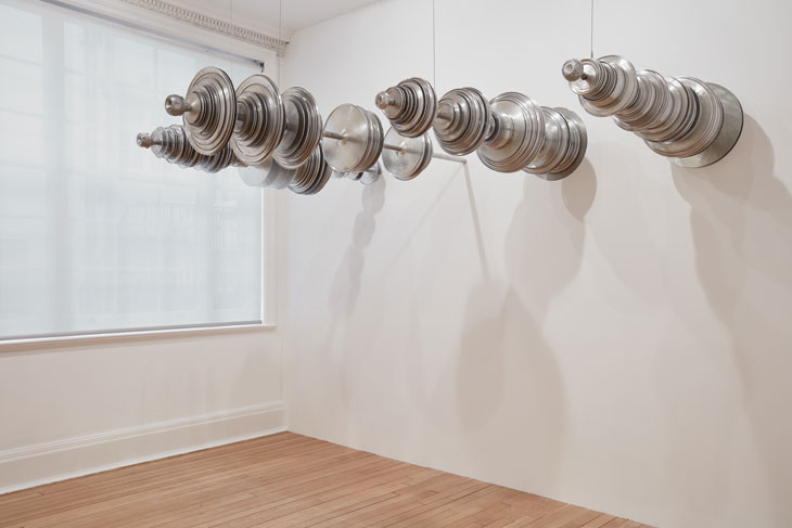 Solitude (2017), Terry Adkins. Installation view, Thomas Dane Gallery, London. Photo: Luke A. Walker