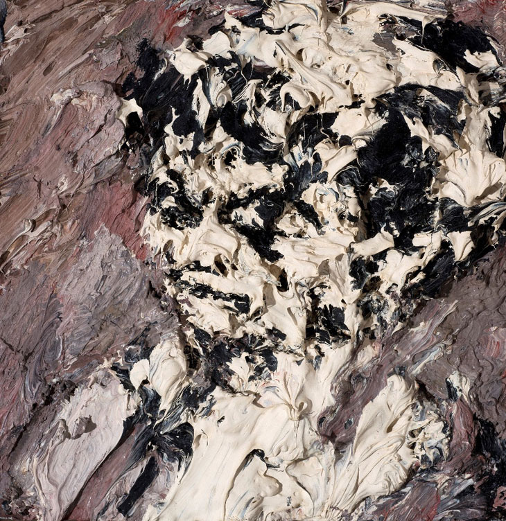 Head of Helen Gillespie (c. 1962–64), Frank Auerbach. On loan to the Ben Uri Collection from the collection of Richard and Julia Anson