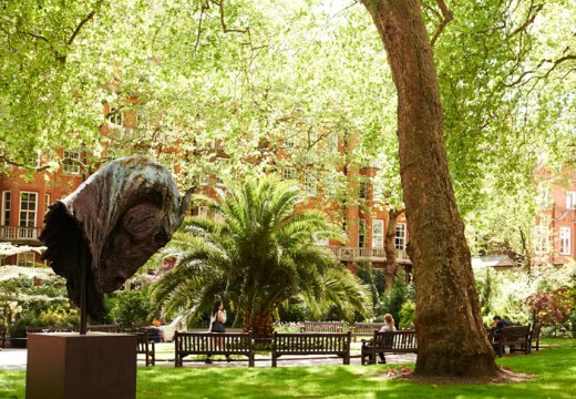 Mount Street Gardens in Mayfair. Photo: Benjamin McMahon, courtesy Mayfair Art Weekend