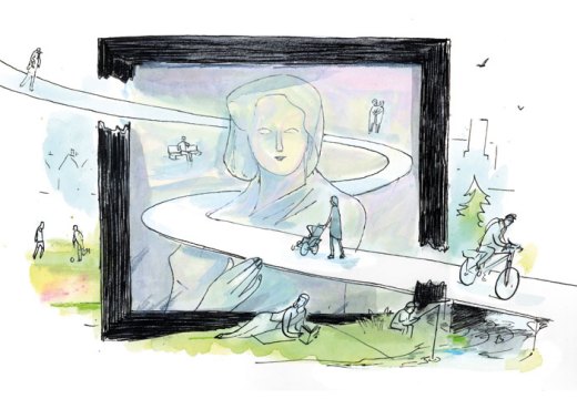 Do museums need to be more socially engaged? Illustration by Graham Roumieu/Dutch Uncle