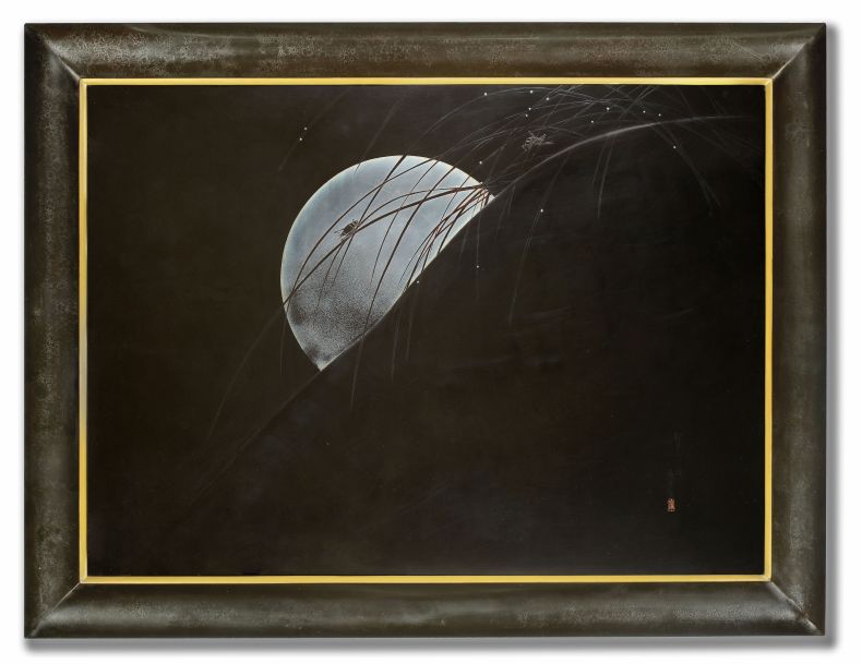Lacquered wood panel (1877), Shibata Zeshin
