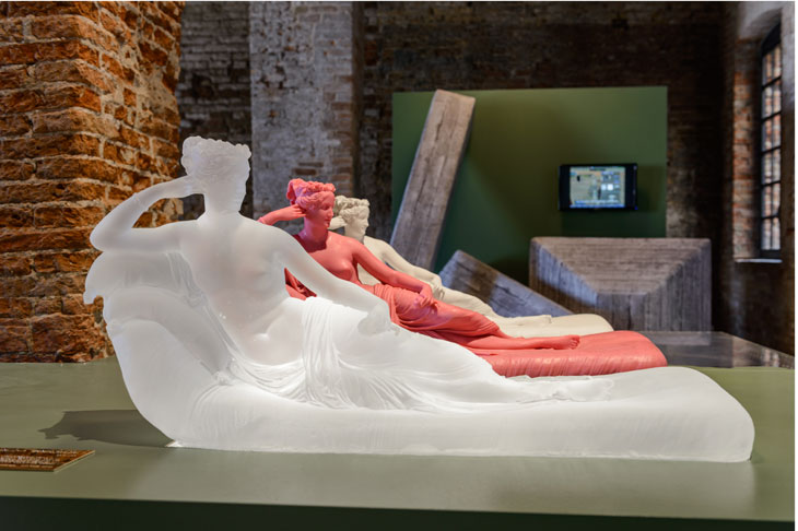 Installation view of 'A World of Fragile Parts', Venice Architecture Biennale 2016