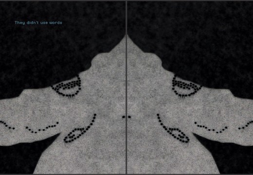 Film still from txtferz (2018) by Elizabeth Price, installed at Morley Gallery (5–14 July).