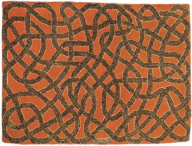Rug, (1959), designed by Anni Albers and executed by Gloria Finn Dale. Herbert F. Johnson Museum of Art, Cornell University. © 2018 Josef and Anni Albers Foundation/Artists Rights Society (ARS), New York/DACS, London