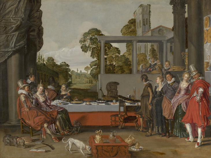 Merry Company on a Terrace (c. 1616–17), Willem Buytewech