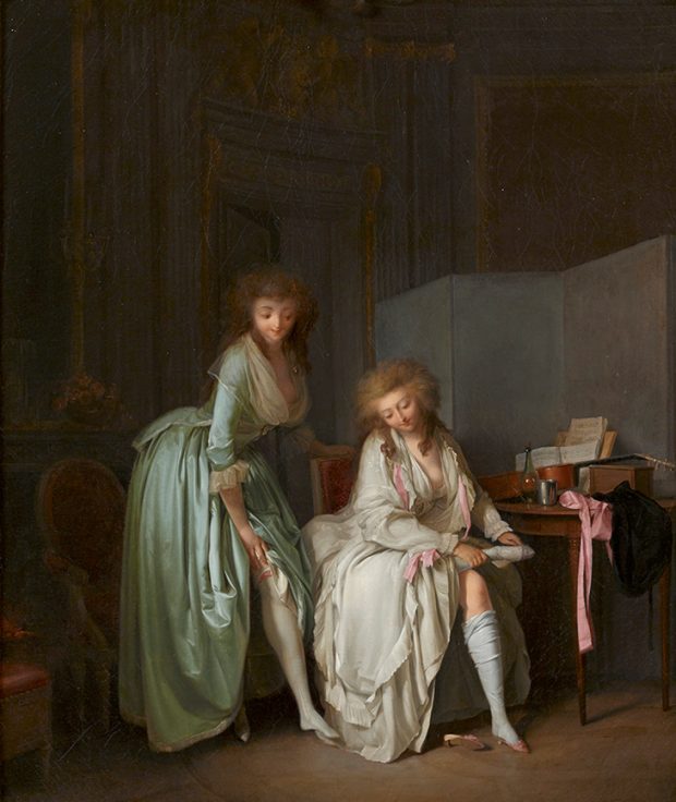 Comparing Little Feet, c. 1791, Louis-Léopold Boilly, The Ramsbury Manor Foundation, photo: © the trustees