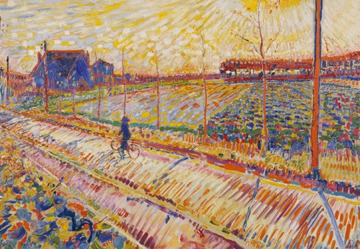 Laren Landscape with October Sun (1910), Jan Sluijters. Stedelijk Museum Schiedam.