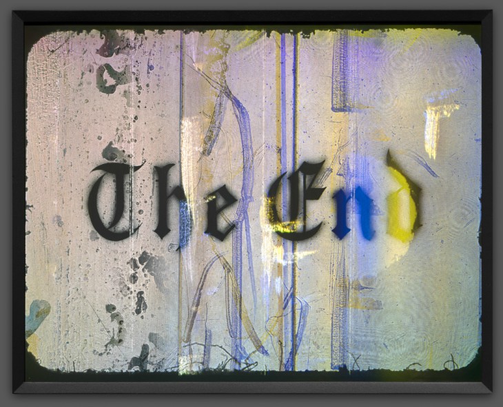 The End (2017), Ed Ruscha.