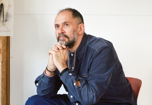 Enrico David (b. 1966), photographed in his studio in Hackney, London, in January 2019.