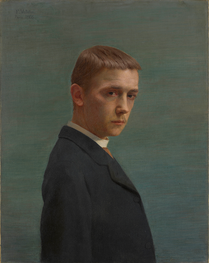Self-portrait at the Age of Twenty(1885), Félix Vallotton. Musée Cantonal des Beaux-Arts de Lausanne.