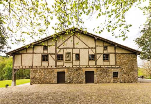 The 16th-century Zabalaga farmhouse of Chillida Leku, Hernani.