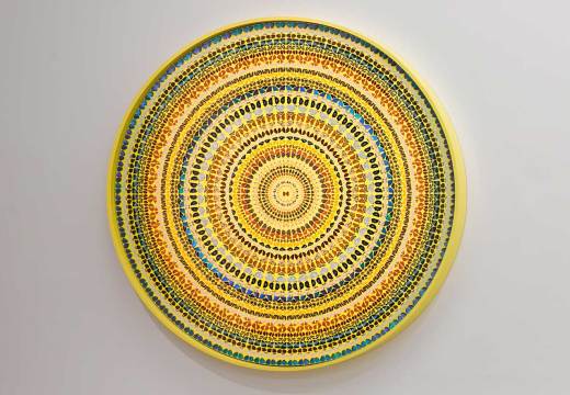 Installation view of ‘Damien Hirst: Mandalas’ at White Cube, Mason’s Yard, London, 2019.