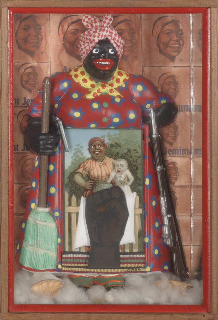 The Liberation of Aunt Jemima (1972), Betye Saar.