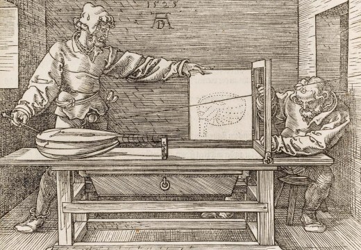 Sammelband (detail; 1525–28), Albrecht Dürer.