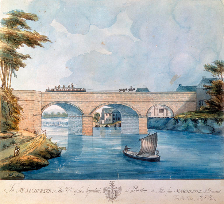 The Aqueduct at Barton (c. 1793), G.F. Yates.