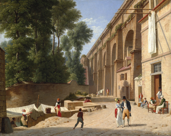 L’Aqueduc d’Arcuiel (1812), C. W. Eckersberg.