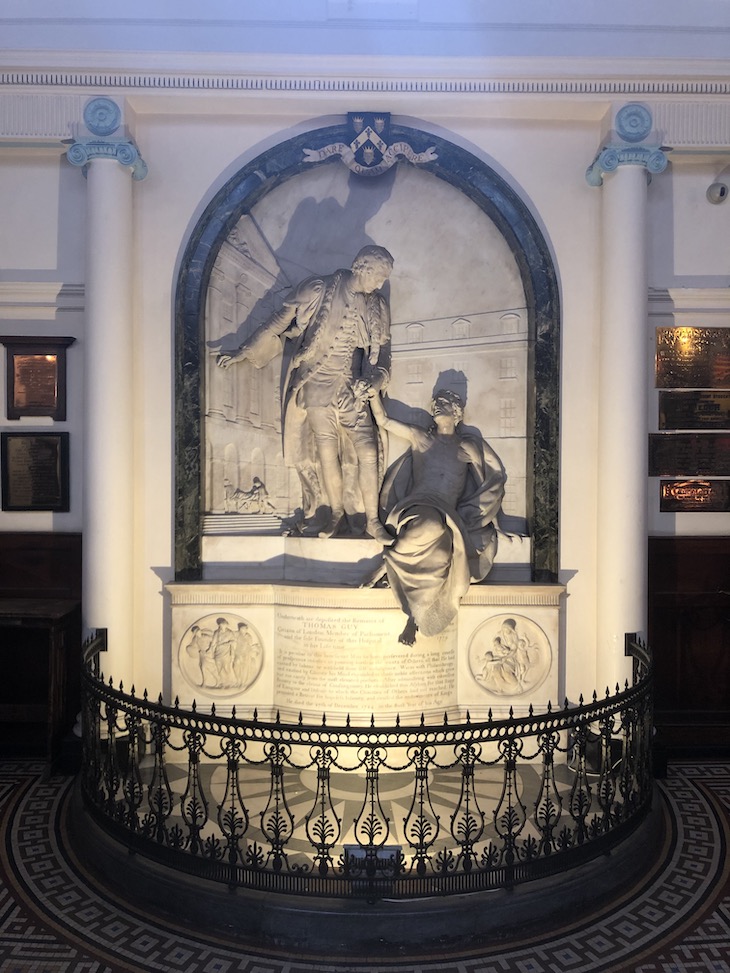 Monument to Thomas Guy (1779), John Bacon.