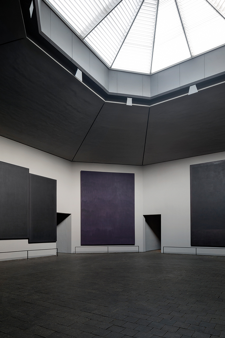 The Rothko Chapel, Houston (photographed in 2020 after restoration; opened in 1971).