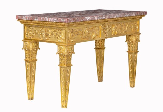Table (late 18th century), circle of Lorenzo Dolci.