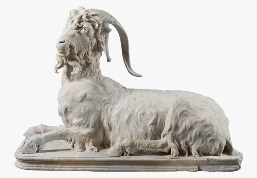 Horns of plenty – statue of a resting goat, late 1st century AD (body); head attributed to Gian Lorenzo Bernini (1598–1680). Torlonia Collection, Rome