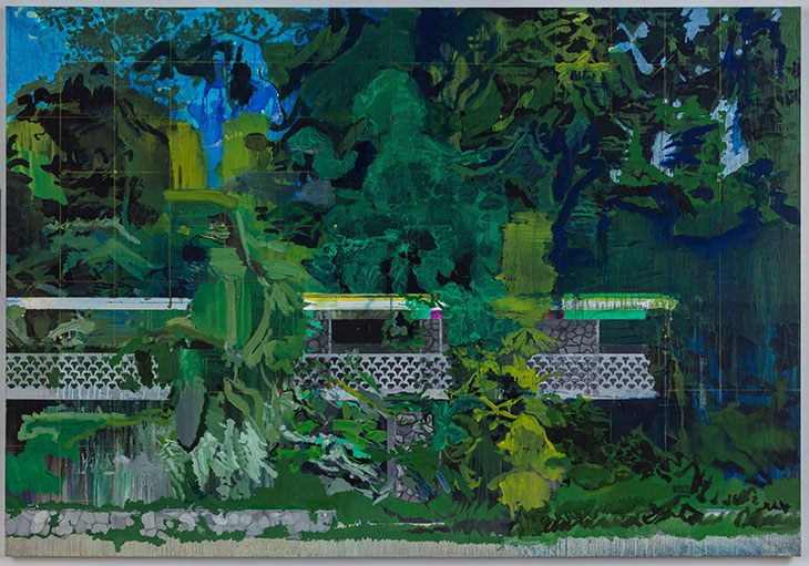Limestone Wall (2020), Hurvin Anderson.