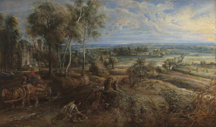 A View of Het Steen in the Early Morning (c. 1636), Peter Paul Rubens.