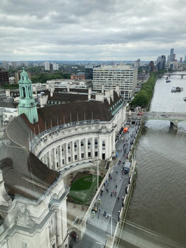 From County Hall to St Thomas’ Hospital.