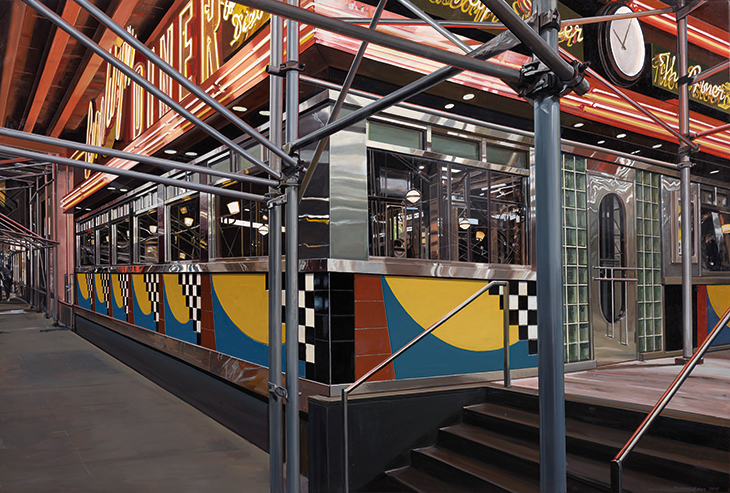 Brooklyn Diner (2021), Richard Estes.