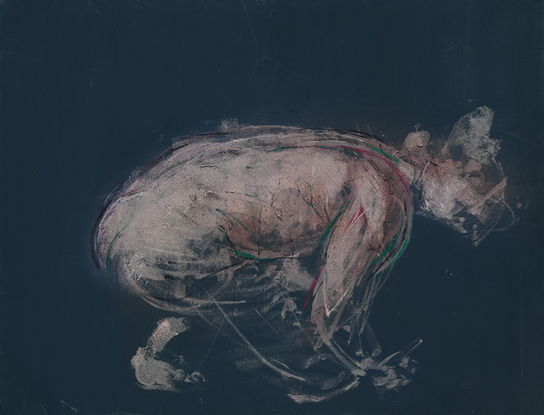 Crouching Figure (1955–56), Denis Wirth-Miller.